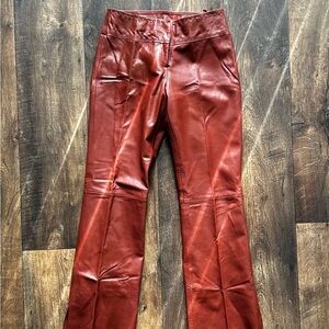 VAKKO Lambskin Leather Pants